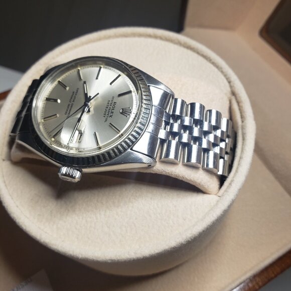 ROLEX datejust model 1601 White Gold Bezel - Picture 5 of 7